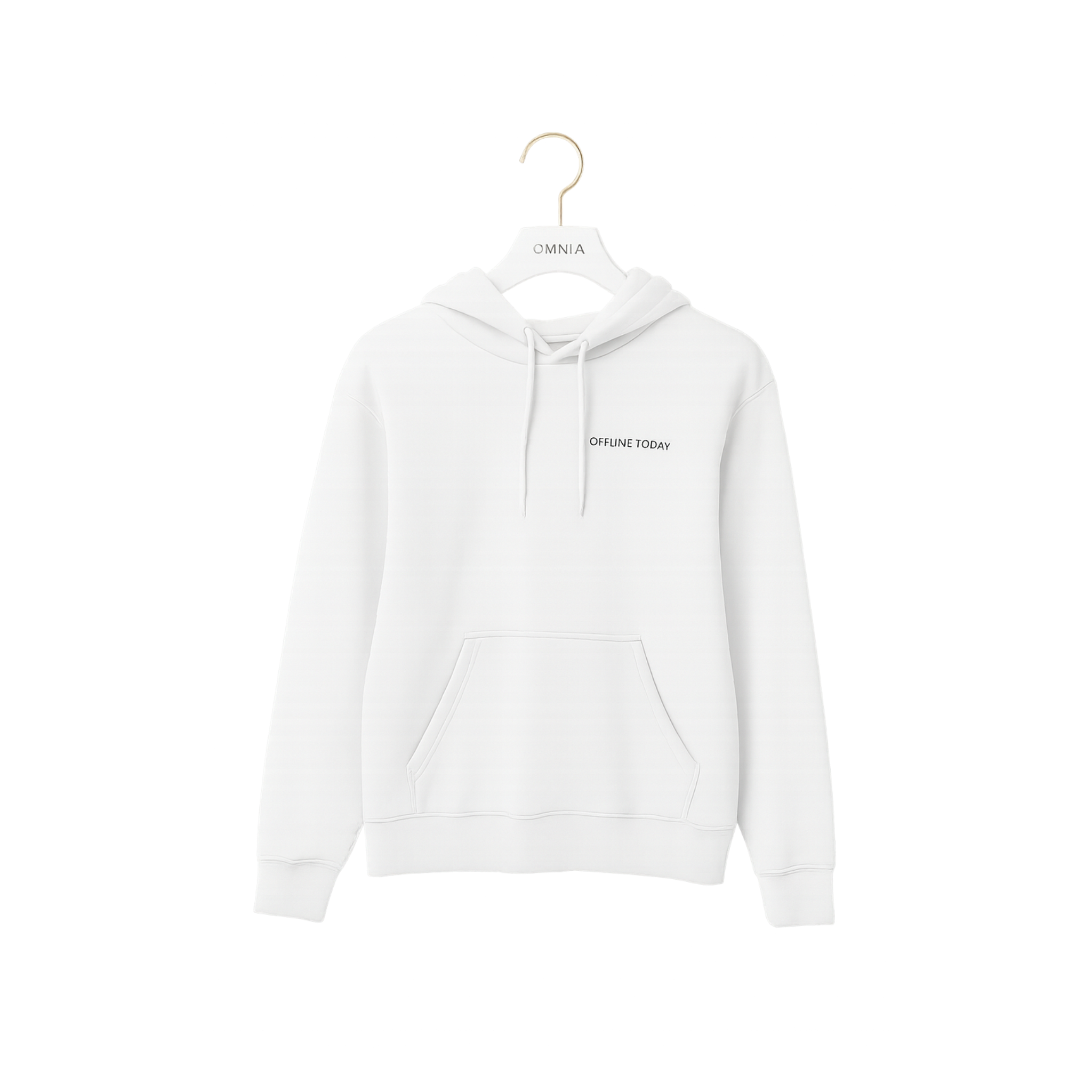 Felpa con cappuccio unisex classica OFFLINE TODAY