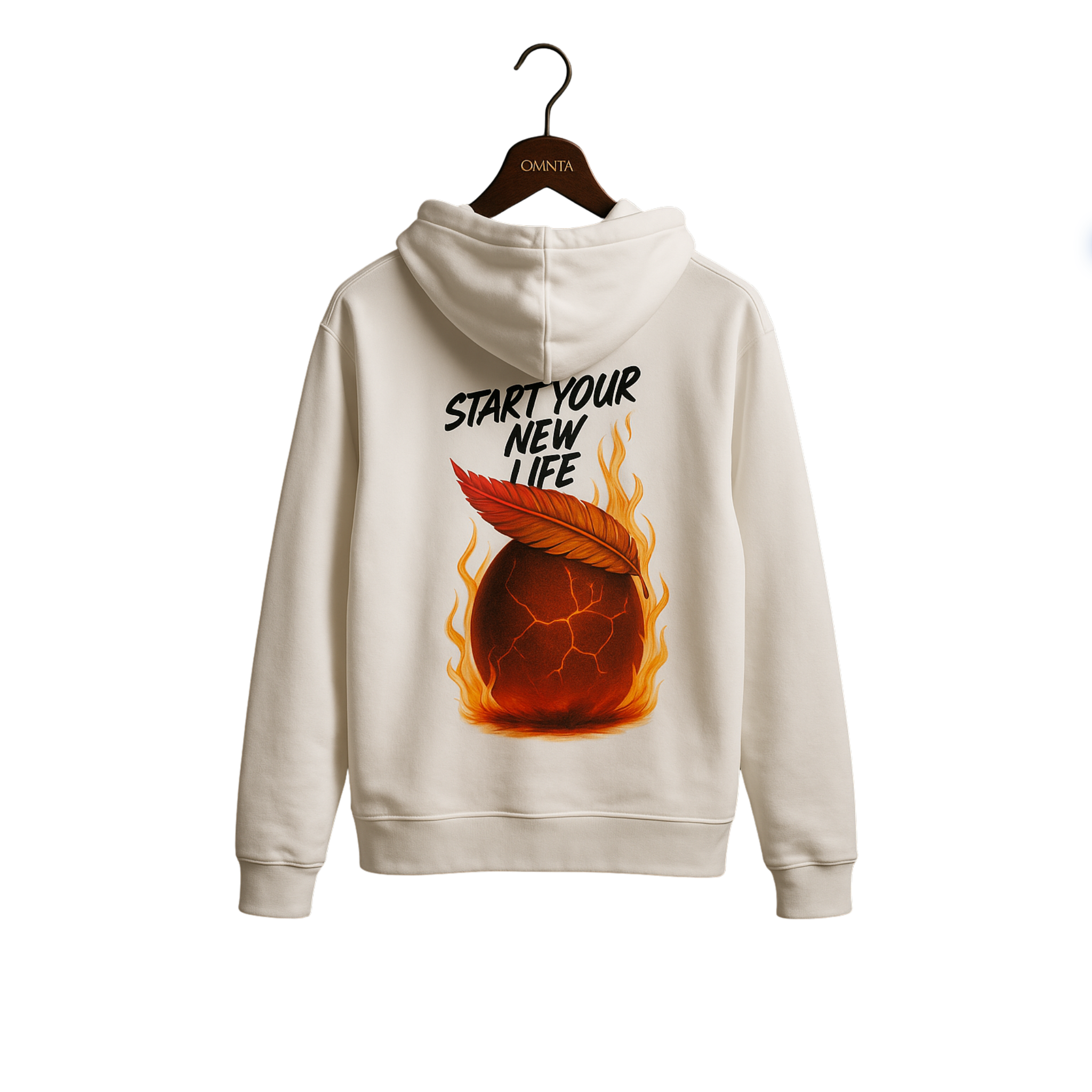 Felpa con cappuccio unisex classica - RISE -