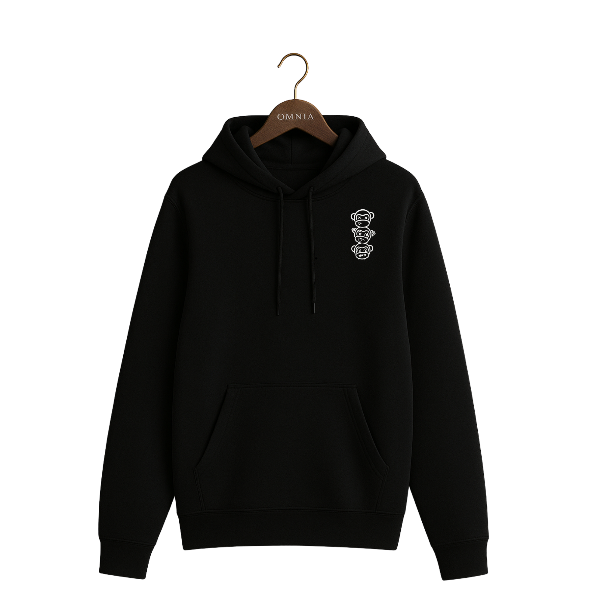 Felpa con cappuccio unisex classica - Three Wise Monkeys