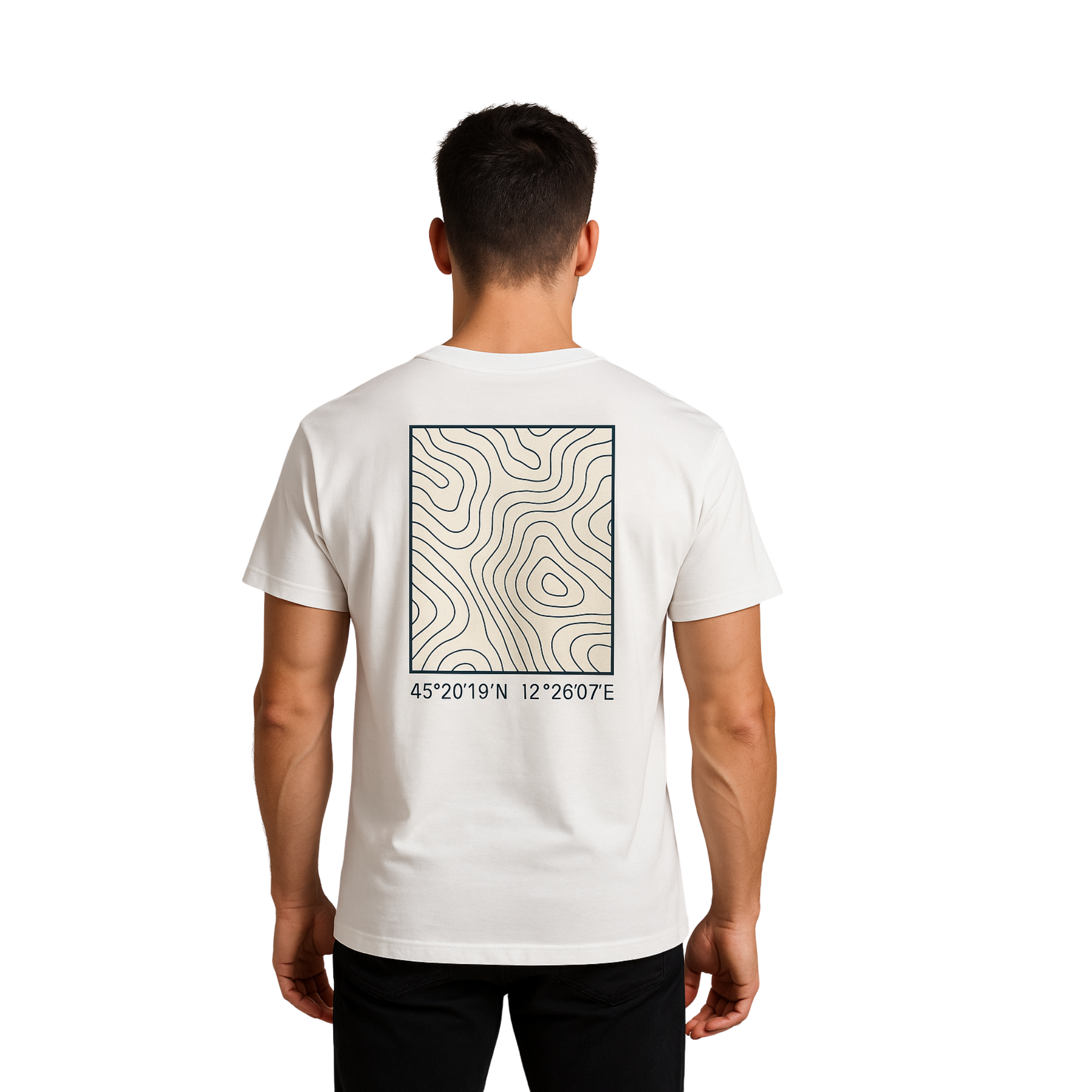 T-shirt da uomo oversize 100% Cotone - NOWHERE