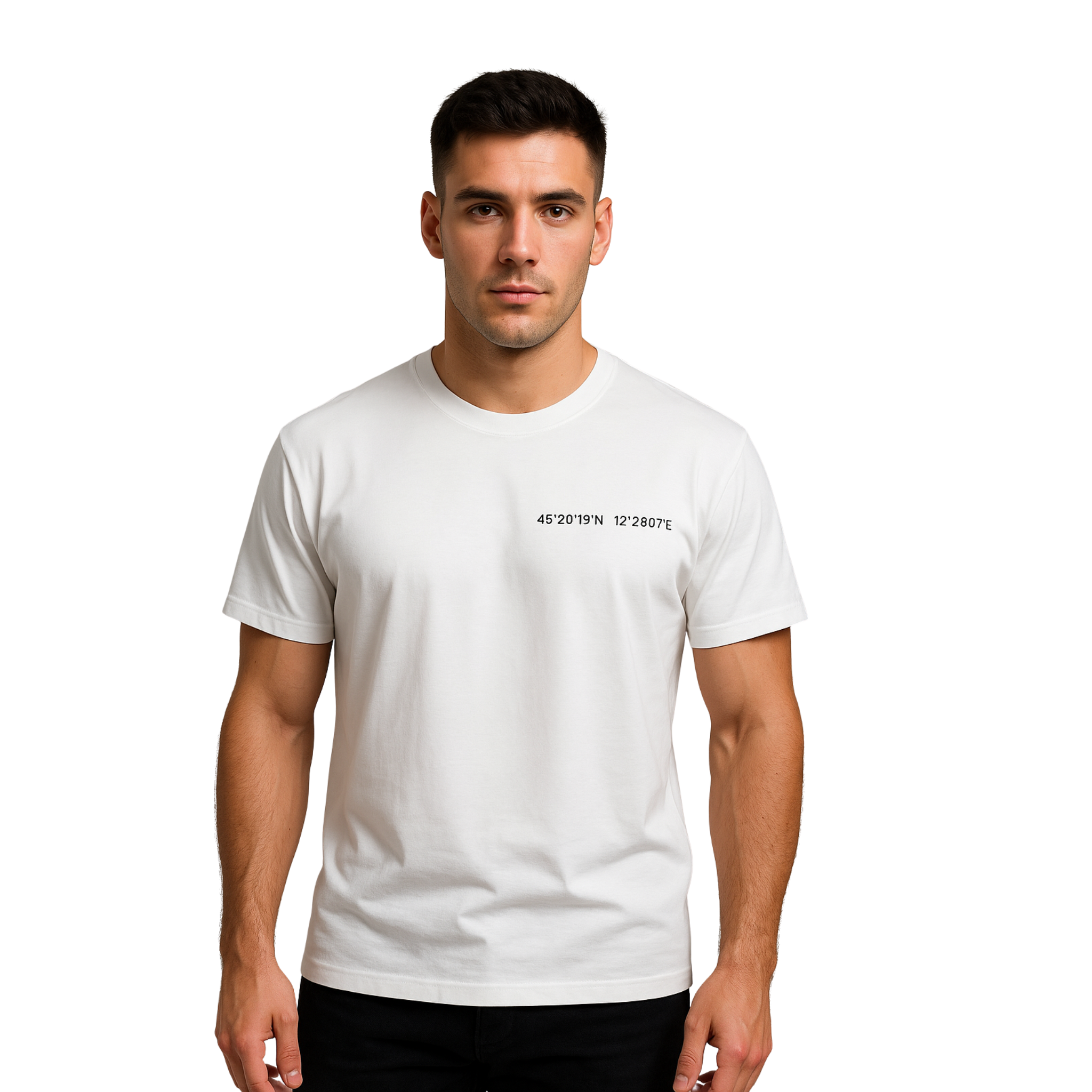 T-shirt da uomo oversize 100% Cotone - NOWHERE