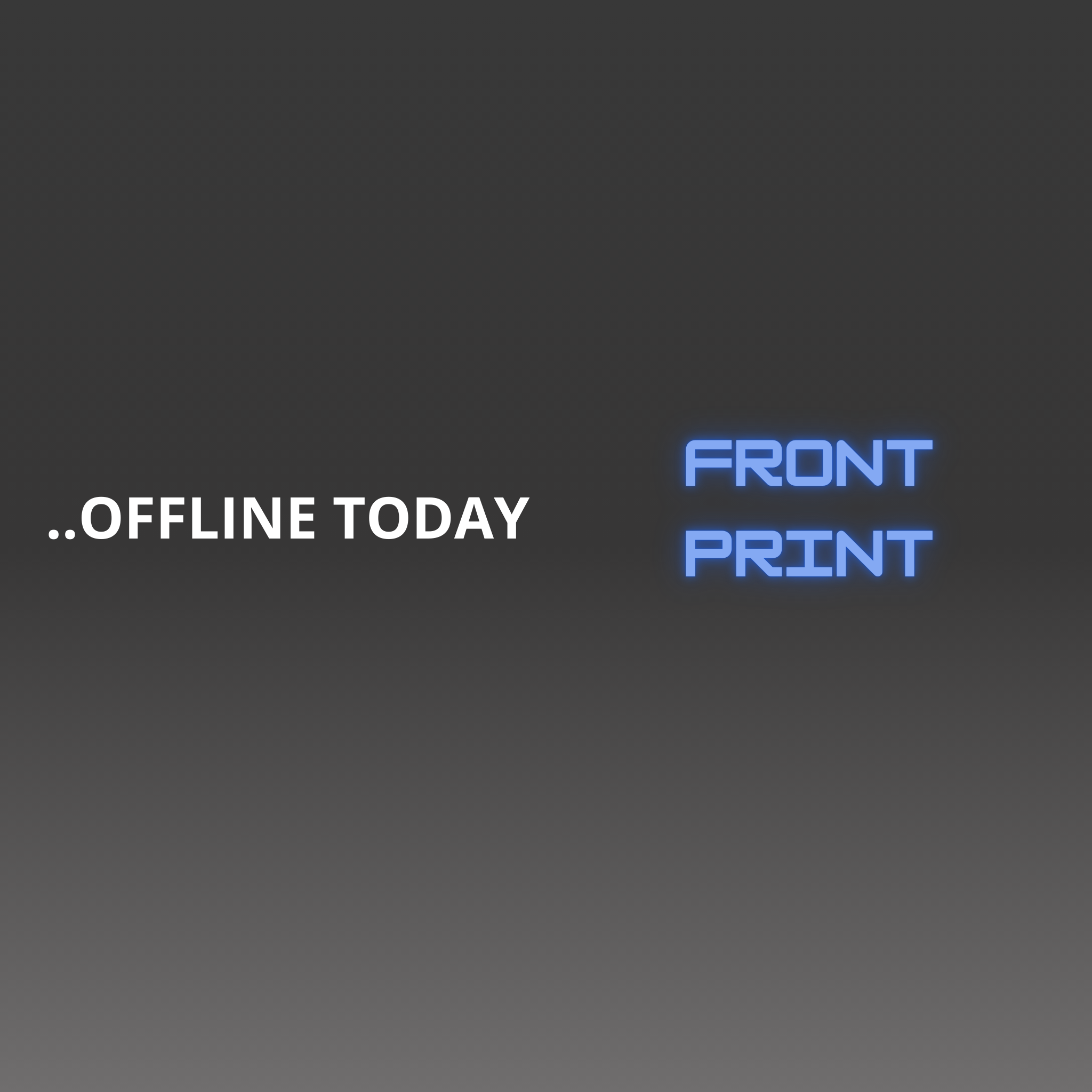 T-shirt da uomo oversize 100% Cotone - OFFLINE TODAY