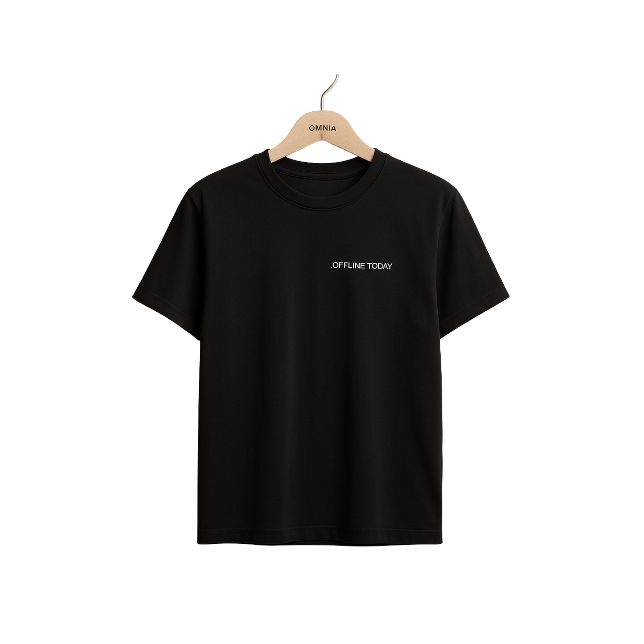 T-shirt da uomo oversize 100% Cotone - OFFLINE TODAY