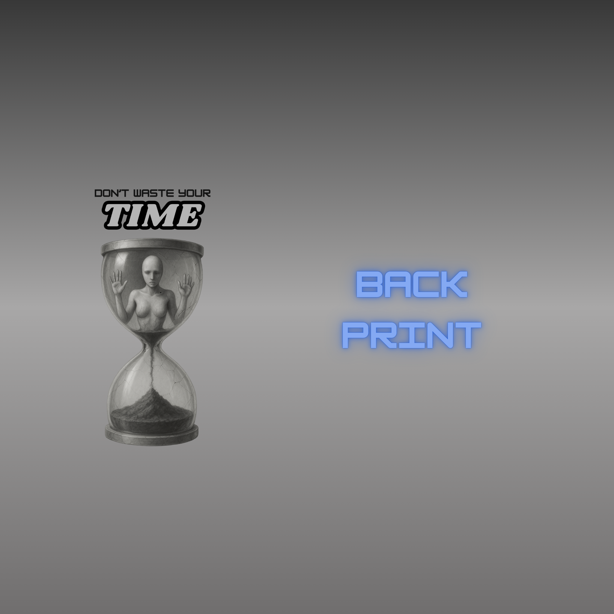 Felpa con cappuccio unisex classica - Don't waste your time