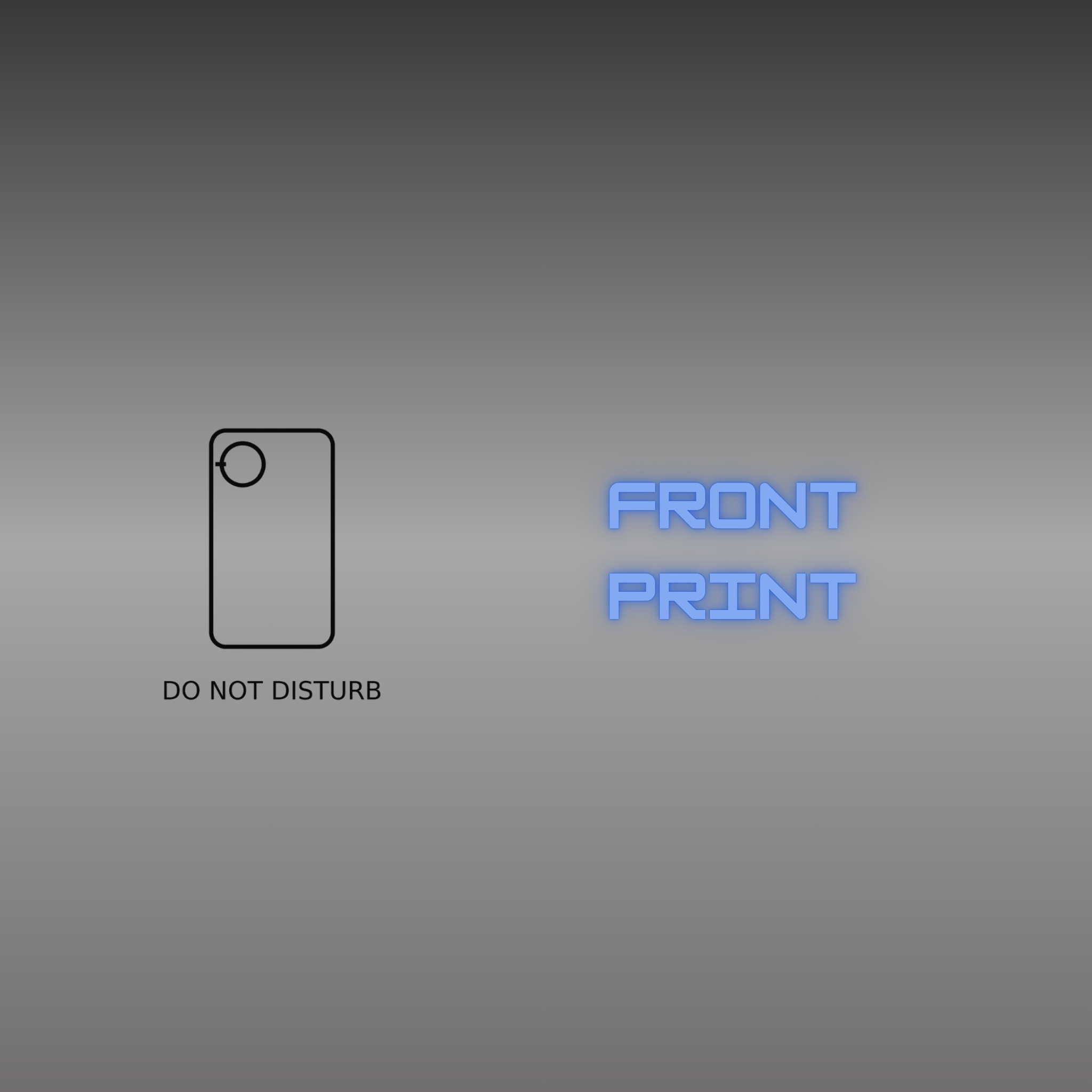 T-shirt da uomo oversize 100% Cotone - DO NOT DISTURB