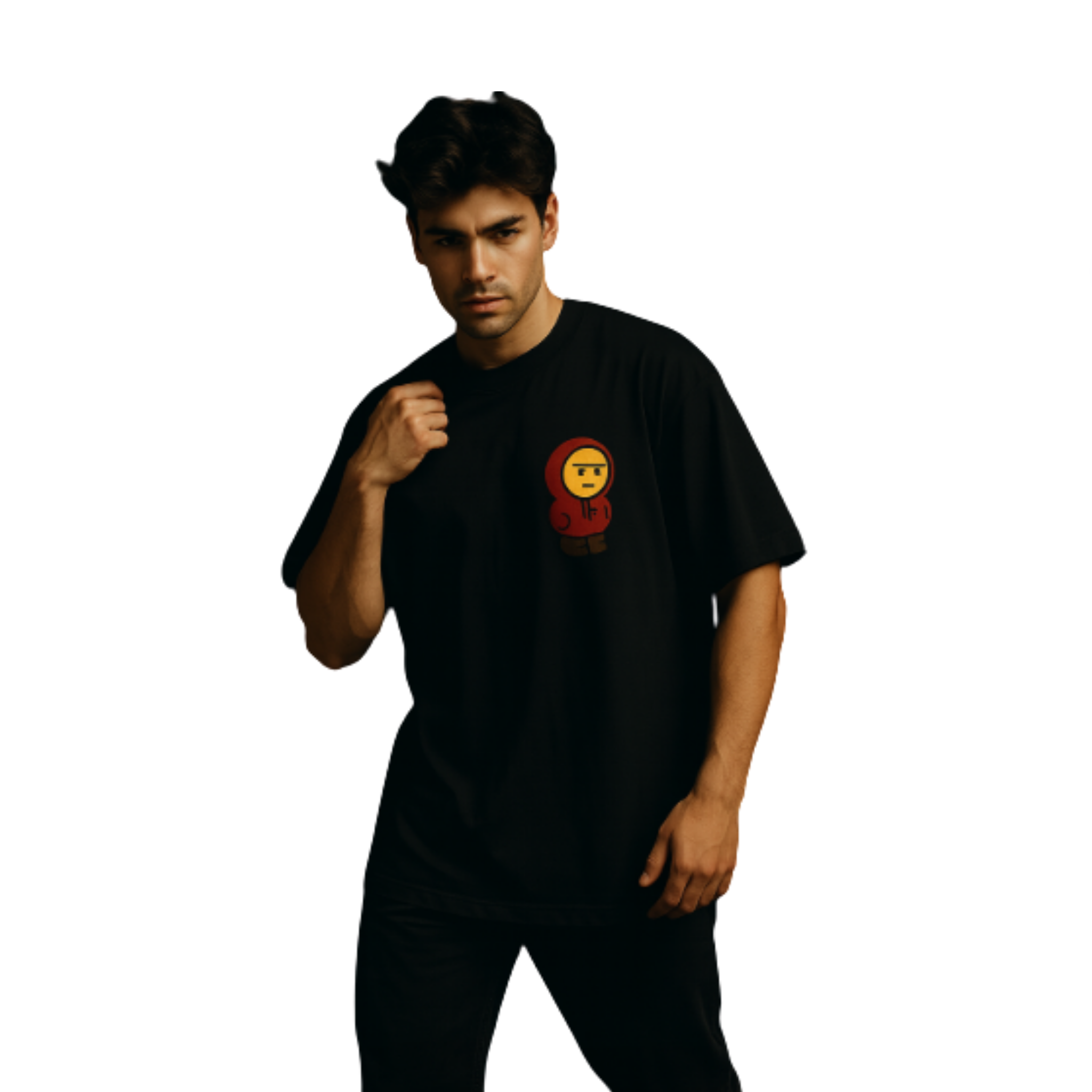 T-shirt da uomo oversize 100% Cotone -  CHILL GUY